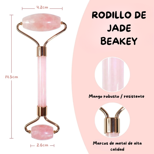 Rodillo y Gua Sha rosa