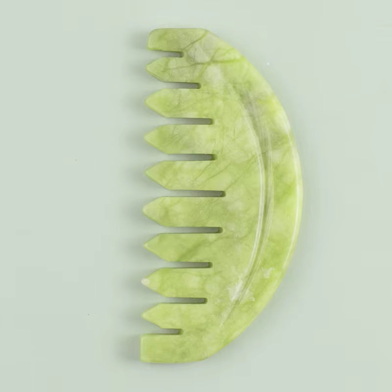 100% Natural Jade Stone Gua Sha Skin Massager for Face Comb Body Acupuncture Stick Beauty Health SPA anti Aging Wrinkle Tighten