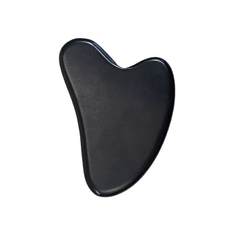 Natural Stone Gua Sha Jade Roller Massager for Face Black Double Head Roller Massage Tools Gouache Scraper Body Facial Massager