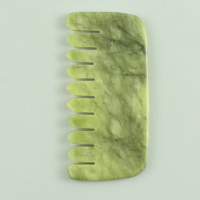 100% Natural Jade Stone Gua Sha Skin Massager for Face Comb Body Acupuncture Stick Beauty Health SPA anti Aging Wrinkle Tighten