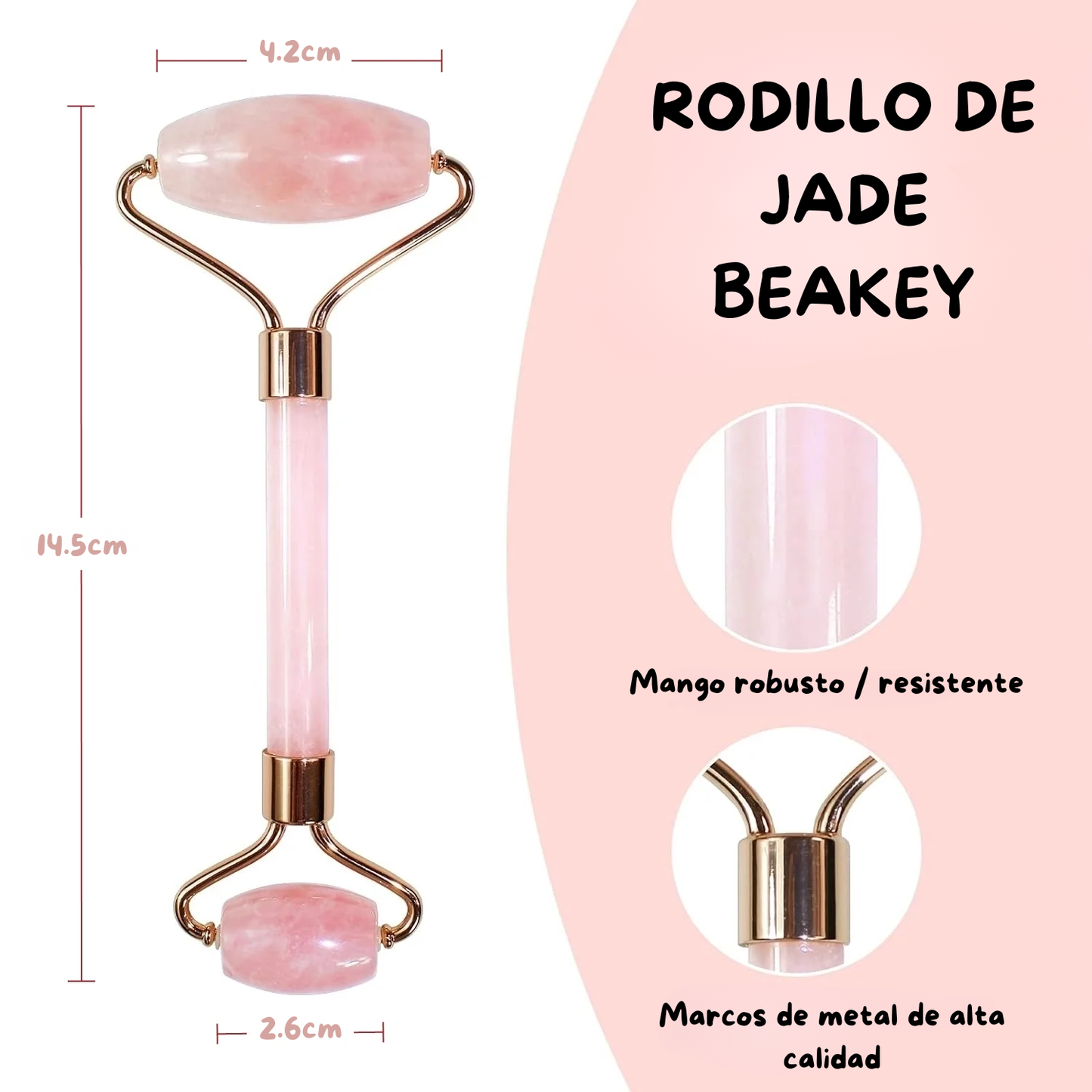 Rodillo y Gua Sha rosa